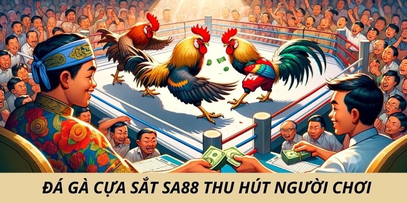 Đá gà cựa sắt tại Sa88 thu hút người chơi